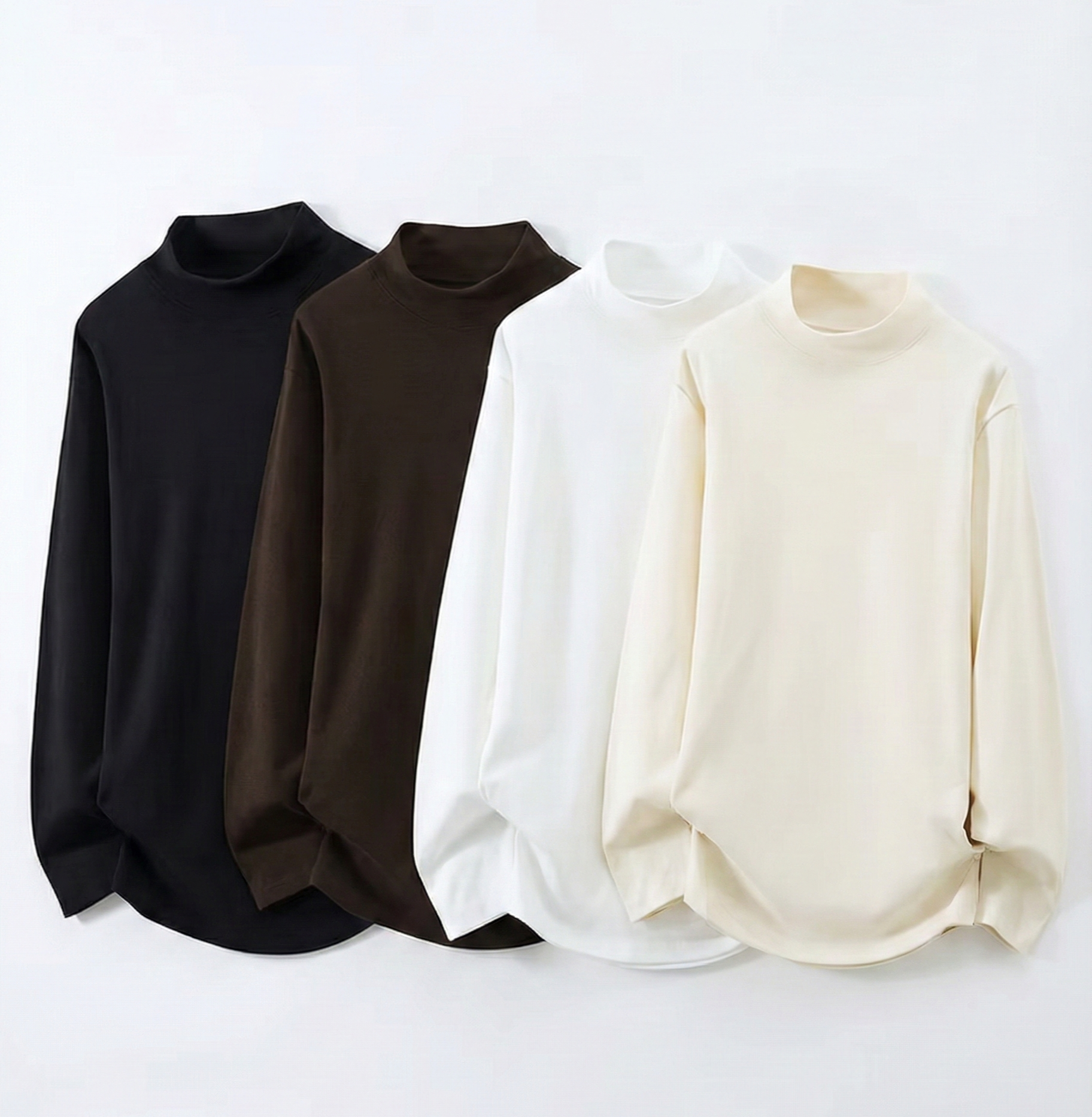 Cityboy 半高領德絨內搭 Tee | 自發熱・層次穿搭神器